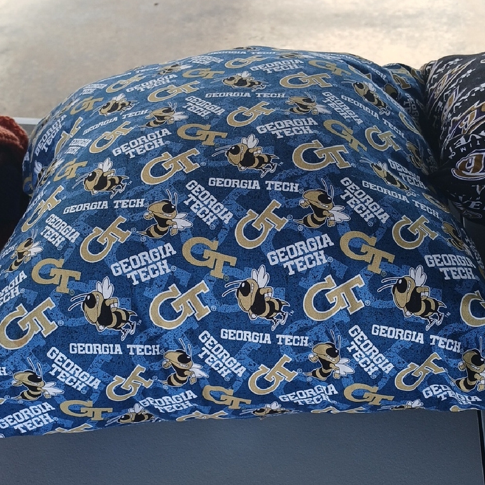 Georgia Tech Blue Pillow